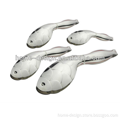 Chinese stainless steel banqueting kitchen food tong/fish shape food tong